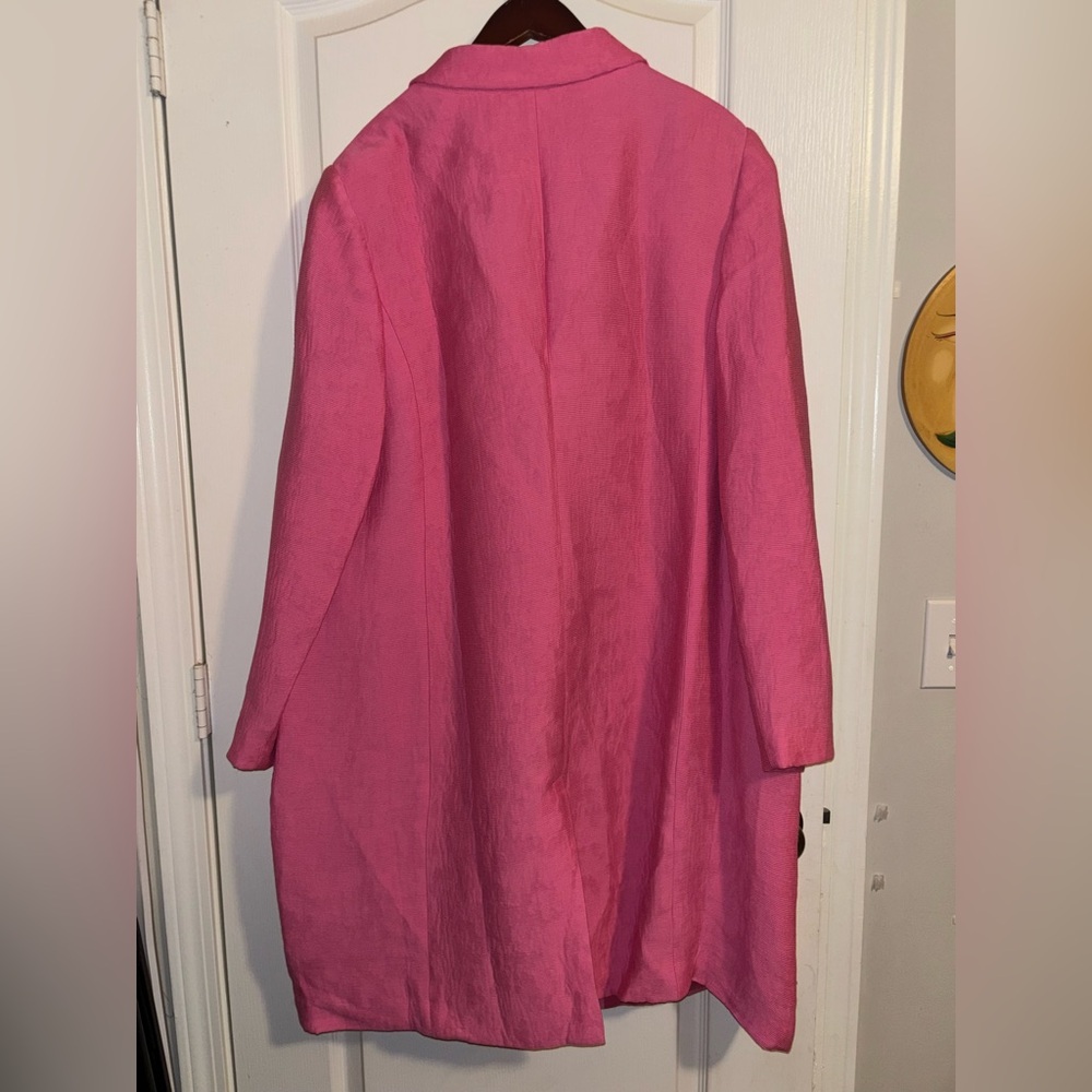 Pink Halogen plus size jacket coat - Picture 4 of 9